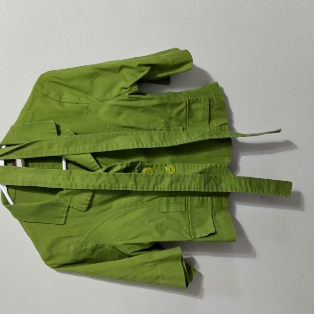Green Button-Up Jacket - Picture 6 of 7